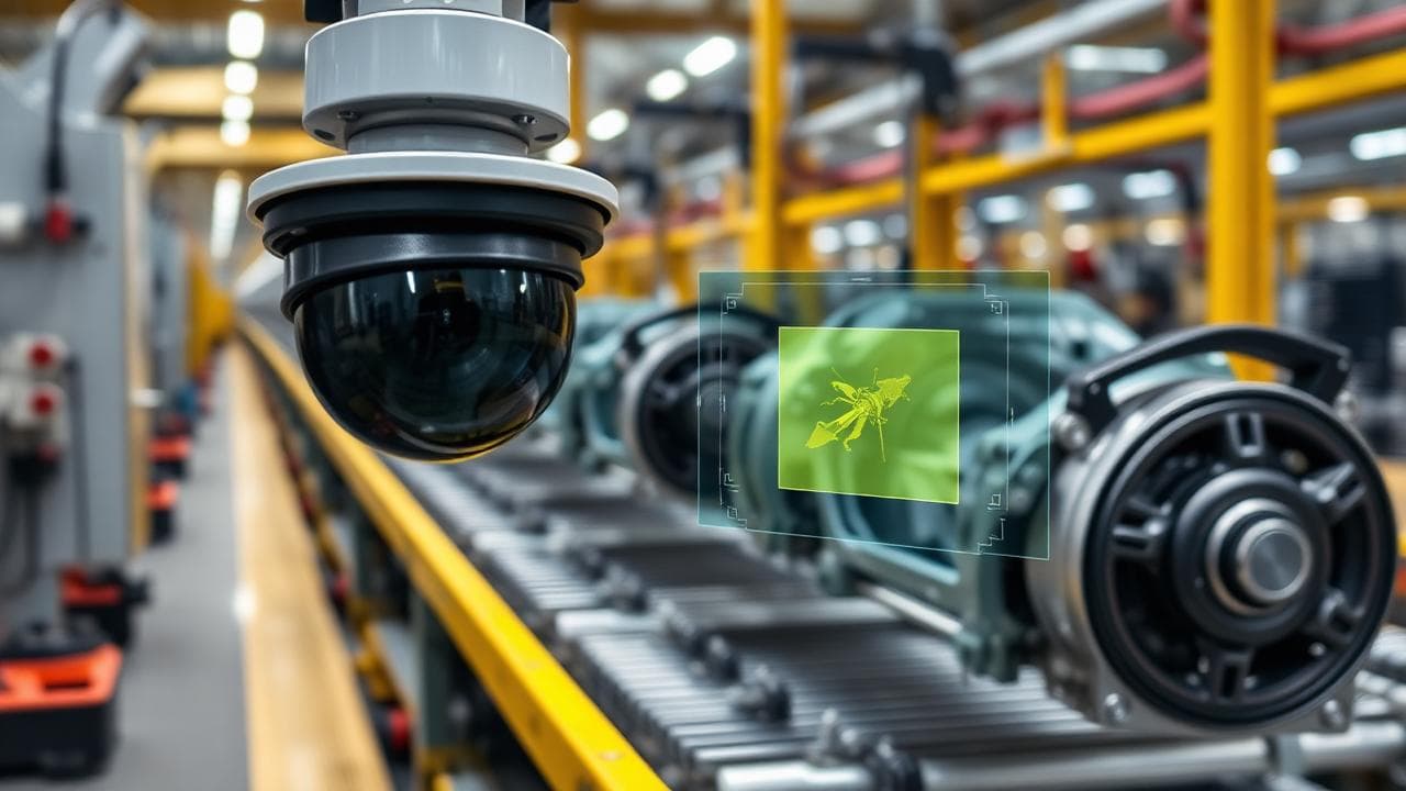 Automated conveyor inspection with PLC trigger